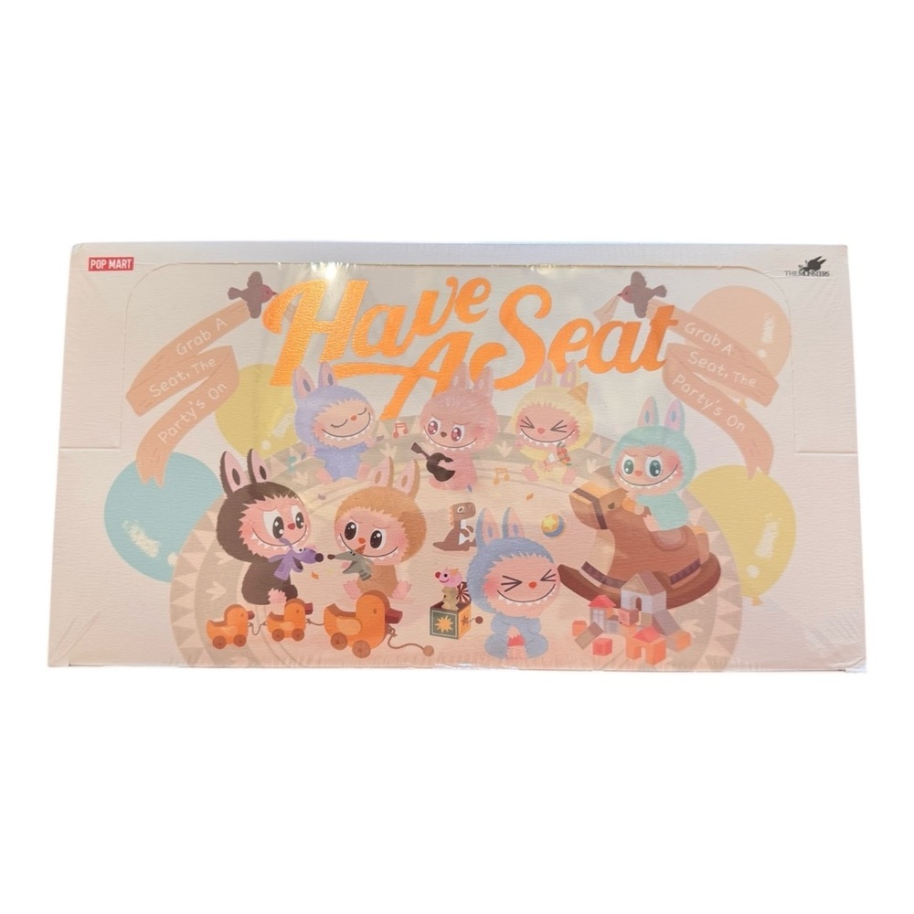 Popmart Have A Seat Labubu Set, sealed case NIB